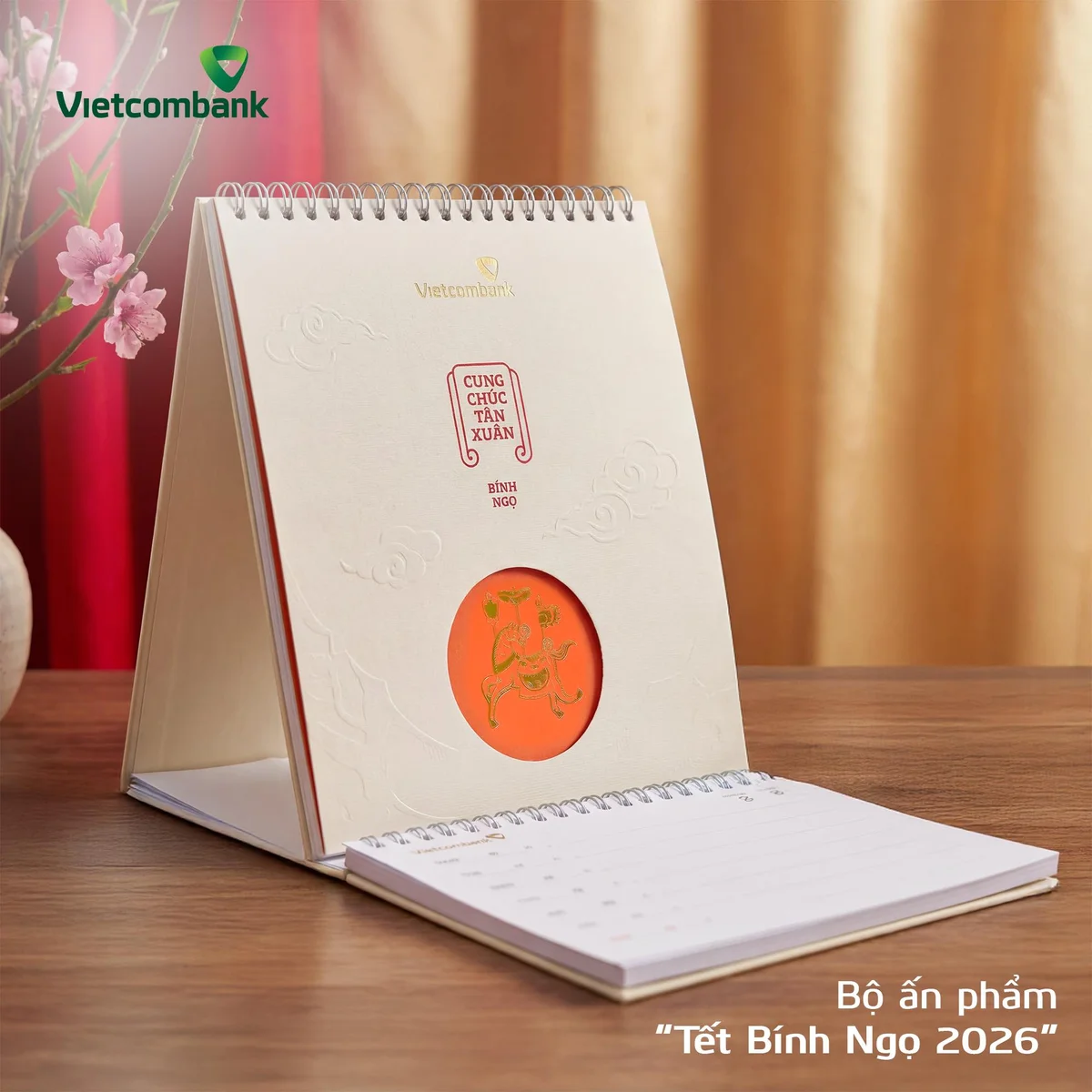 Bộ sưu tập lịch ngân hàng Vietcombank 2026