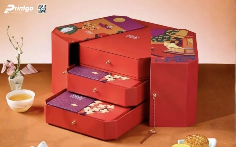 Hộp quà tết độc đáo nhiều ngăn