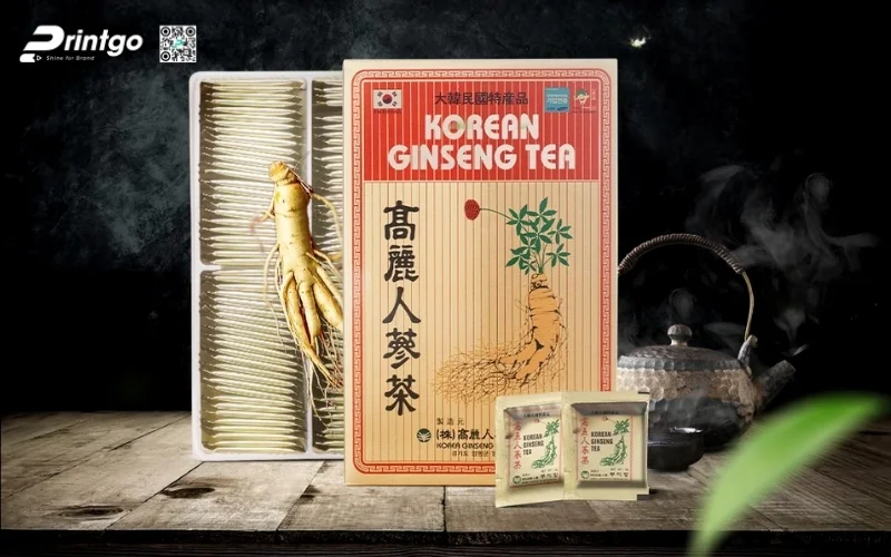 Mẫu hộp quà tết sâm Hàn Quốc nhập khẩu