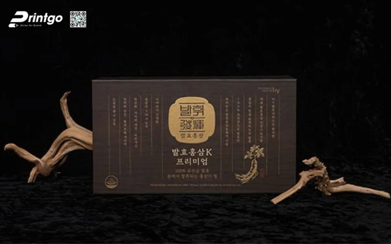 Mẫu hộp quà tết sâm Hàn Quốc nhập khẩu