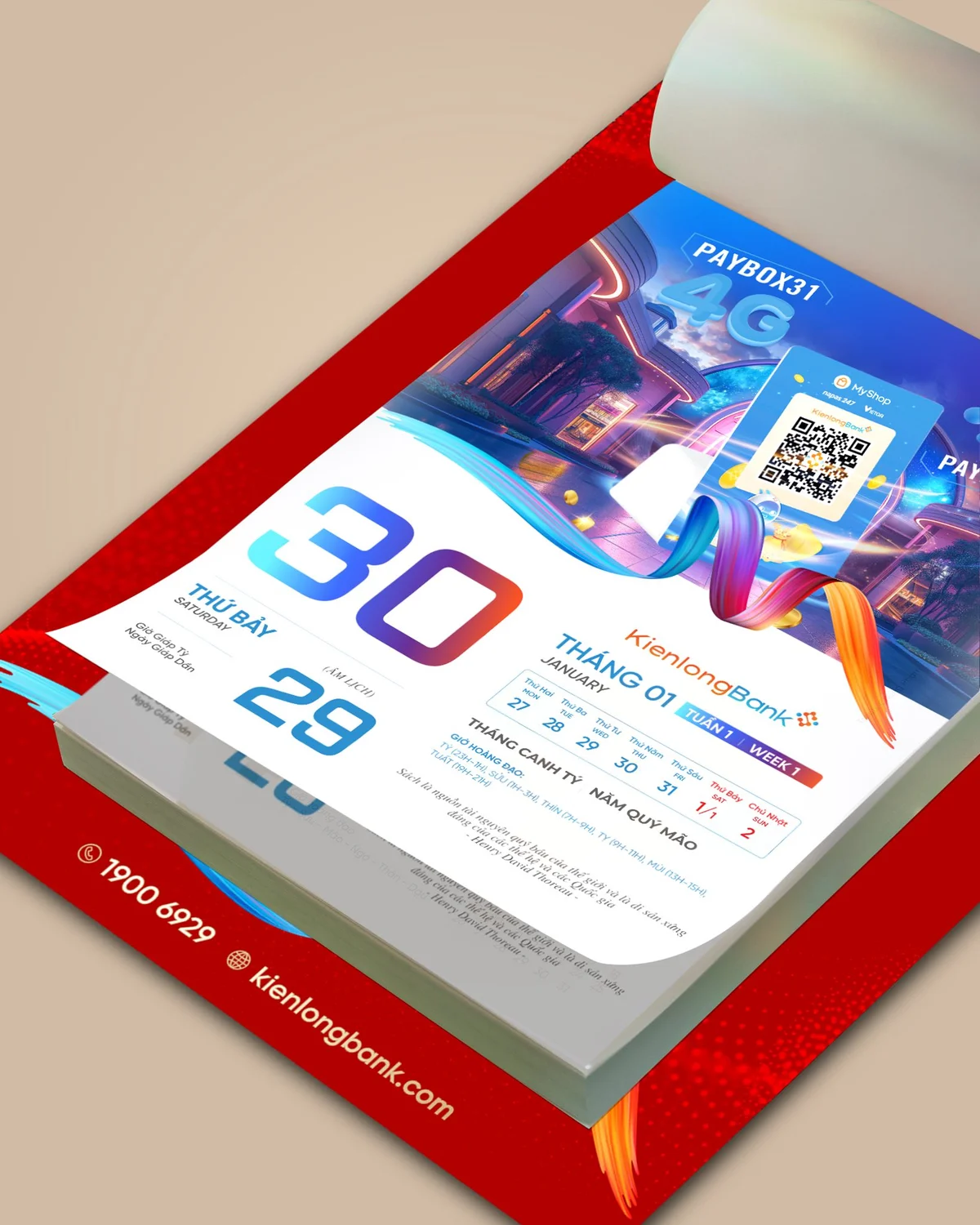Bộ sưu tập lịch ngân hàng Kienlong Bank 2026