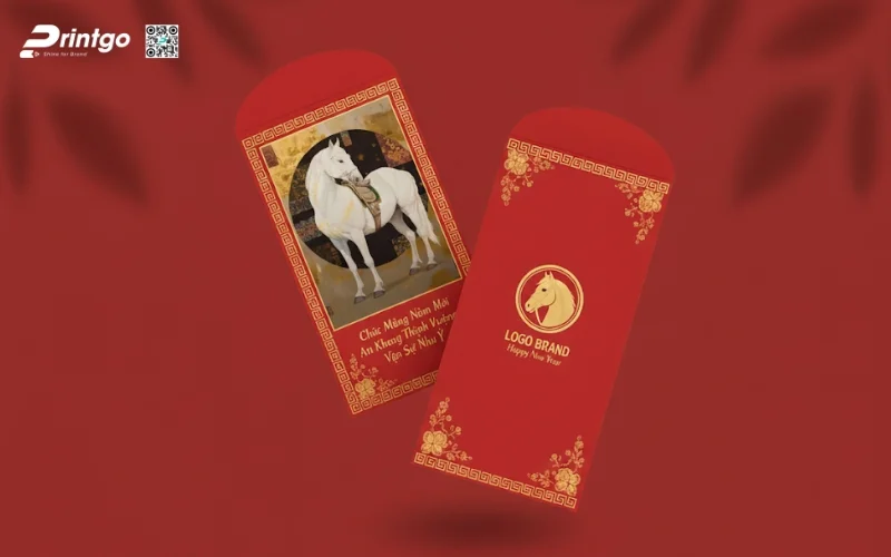 Gợi ý một số chủ đề thiết kế mẫu bao lì xì con ngựa cho mùa tết Bính Ngọ 2026