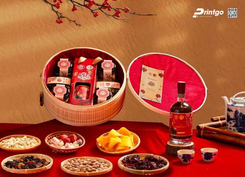 Tổng hợp 99+ mẫu giỏ tre quà Tết đẹp - sang - giá tốt cho doanh nghiệp 2026