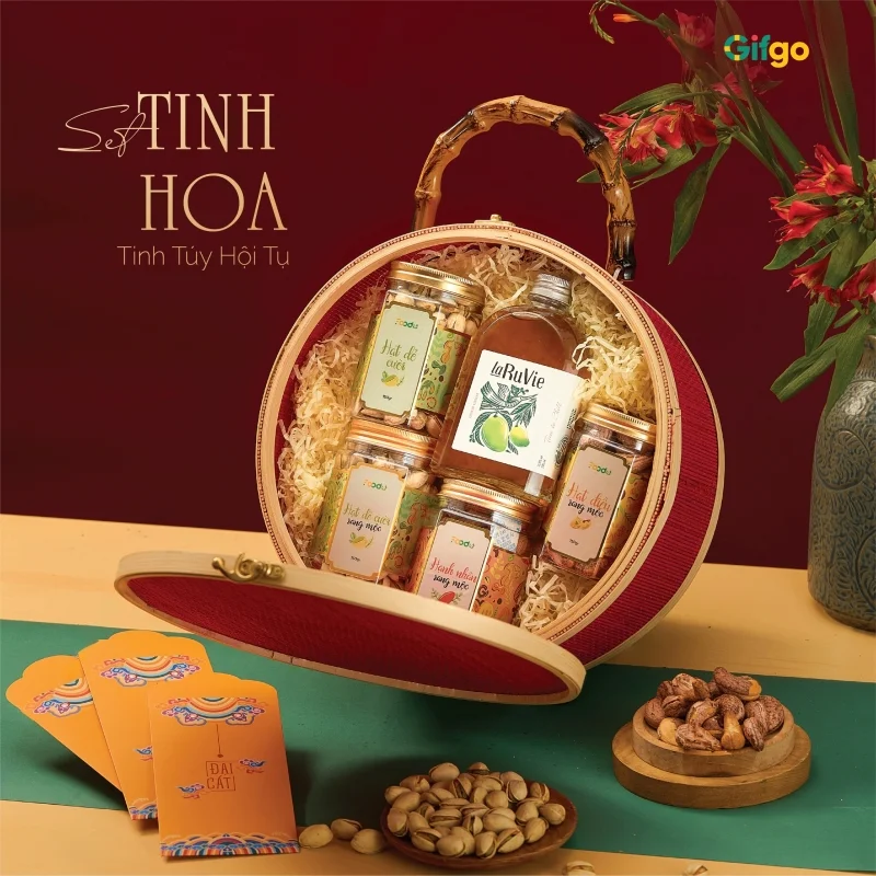Printgo - Địa chỉ cung cấp dịch vụ đặt mua giỏ tre gói quà Tết giá tốt