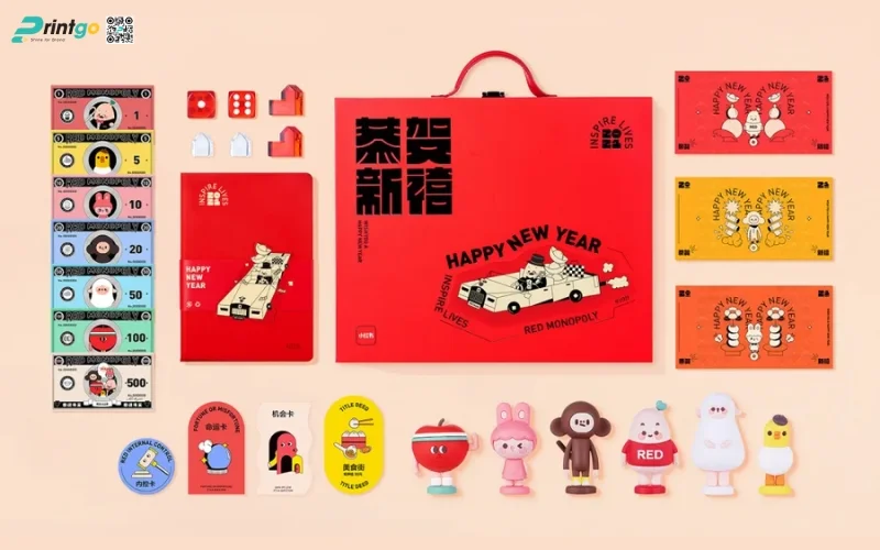 Hộp quà tết độc đáo kèm board game 