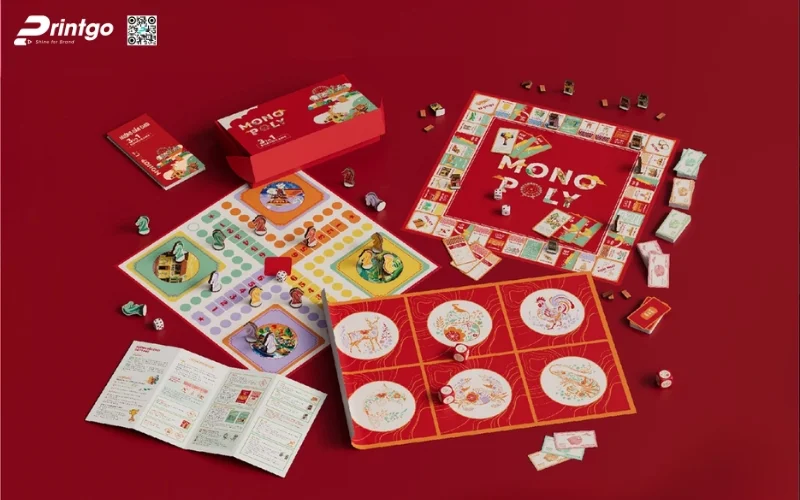 Hộp quà tết độc đáo kèm board game 