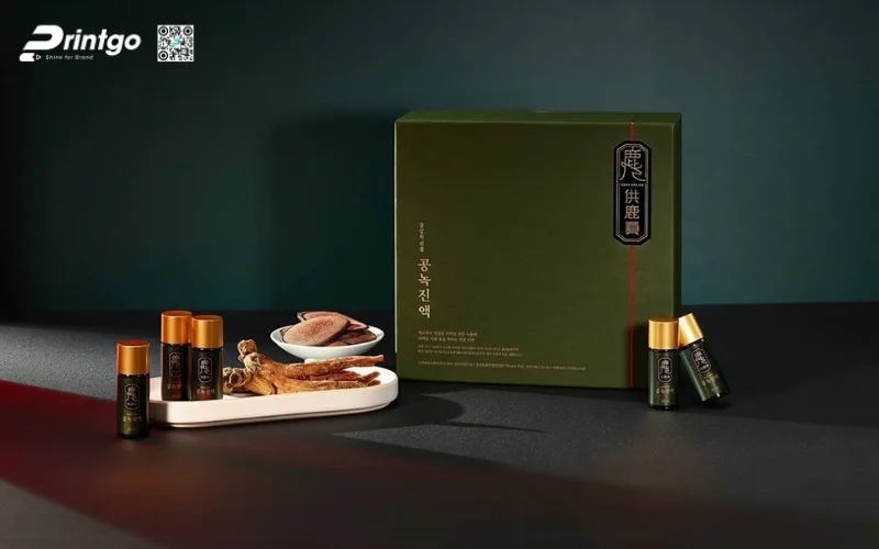 Mẫu hộp quà tết sâm Hàn Quốc nhập khẩu