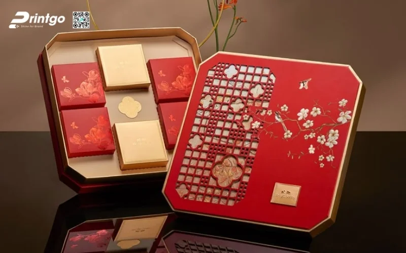 Mẫu hộp quà tết lục giác sang trọng, cao cấp nhất 2026