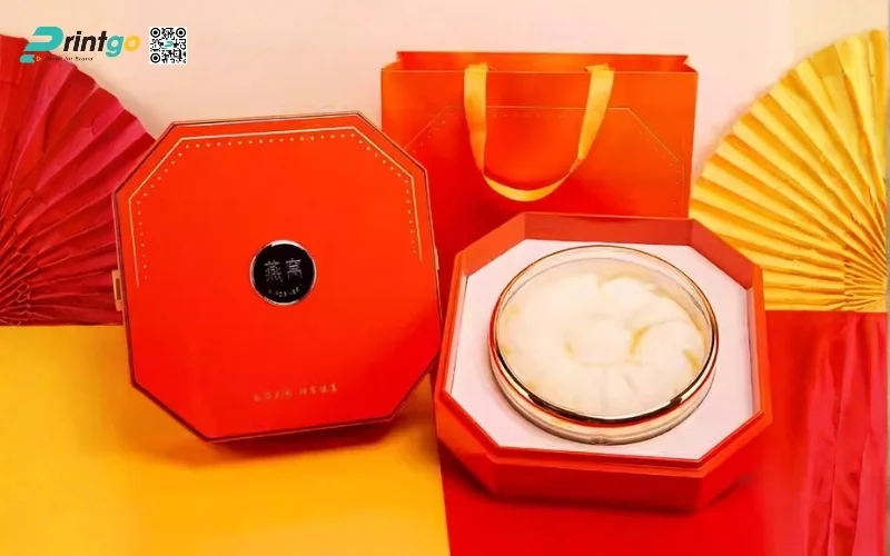 Mẫu hộp quà tết lục giác sang trọng, cao cấp nhất 2026