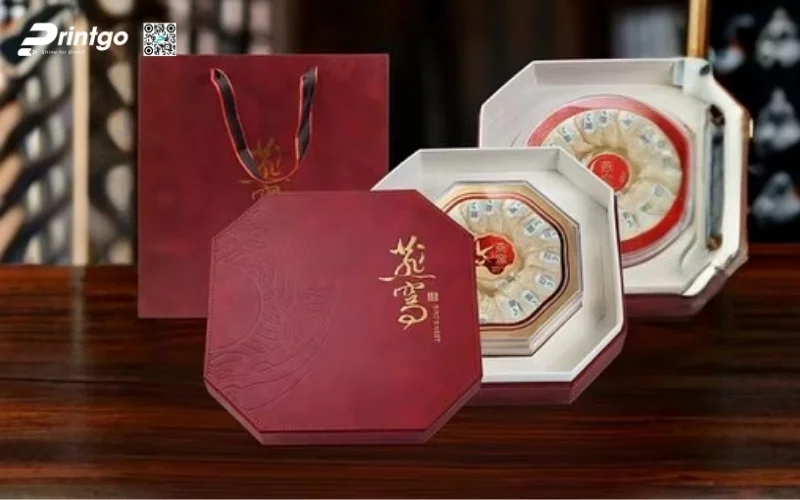 Mẫu hộp quà tết lục giác sang trọng, cao cấp nhất 2026