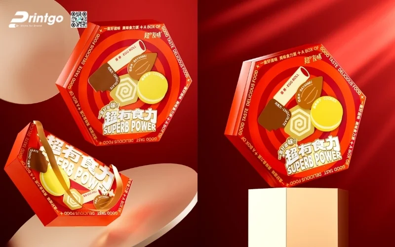 Mẫu hộp quà tết lục giác sang trọng, cao cấp nhất 2026