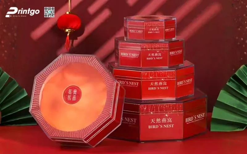 Mẫu hộp quà tết lục giác sang trọng, cao cấp nhất 2026