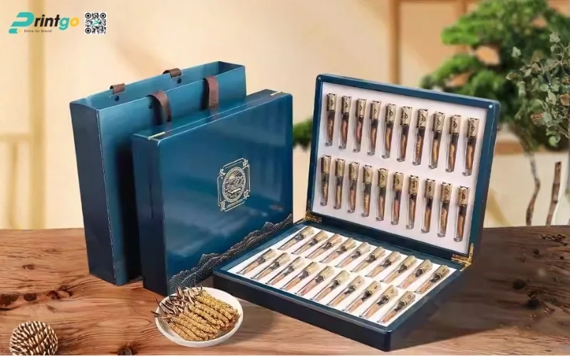 Hộp quà tết nông sản đông trùng hạ thảo