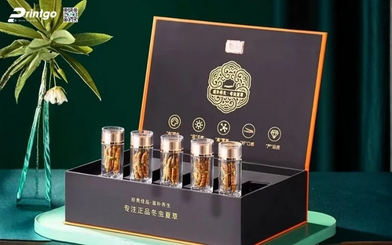 Hộp quà tết nông sản đông trùng hạ thảo