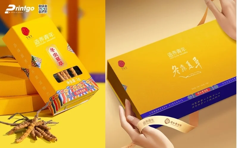 Hộp quà tết nông sản đông trùng hạ thảo