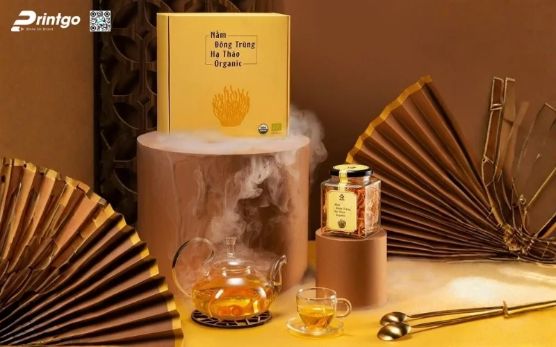 Hộp quà tết nông sản đông trùng hạ thảo