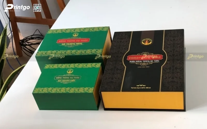 Hộp quà tết nông sản đông trùng hạ thảo