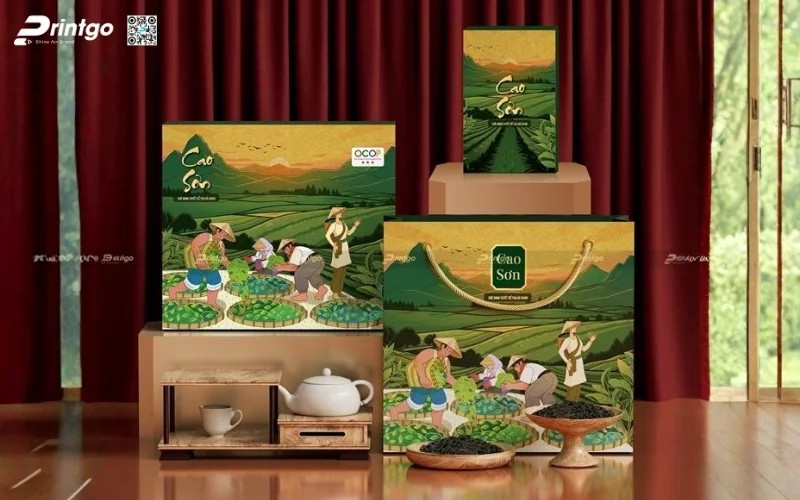 Hộp quà Tết nông sản trà thượng hạng