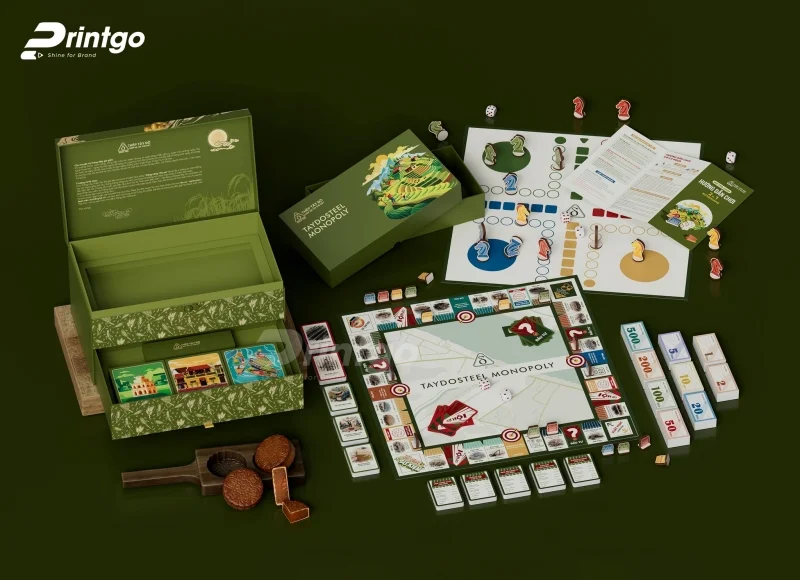 Hộp quà Tết tích hợp Boardgame trọn bộ