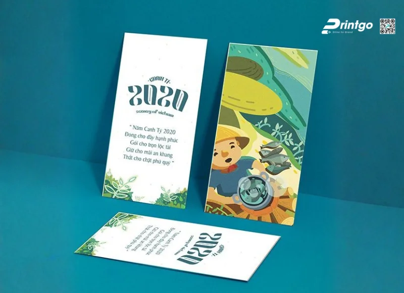 In thiệp chúc mừng năm mới 2026 đẹp