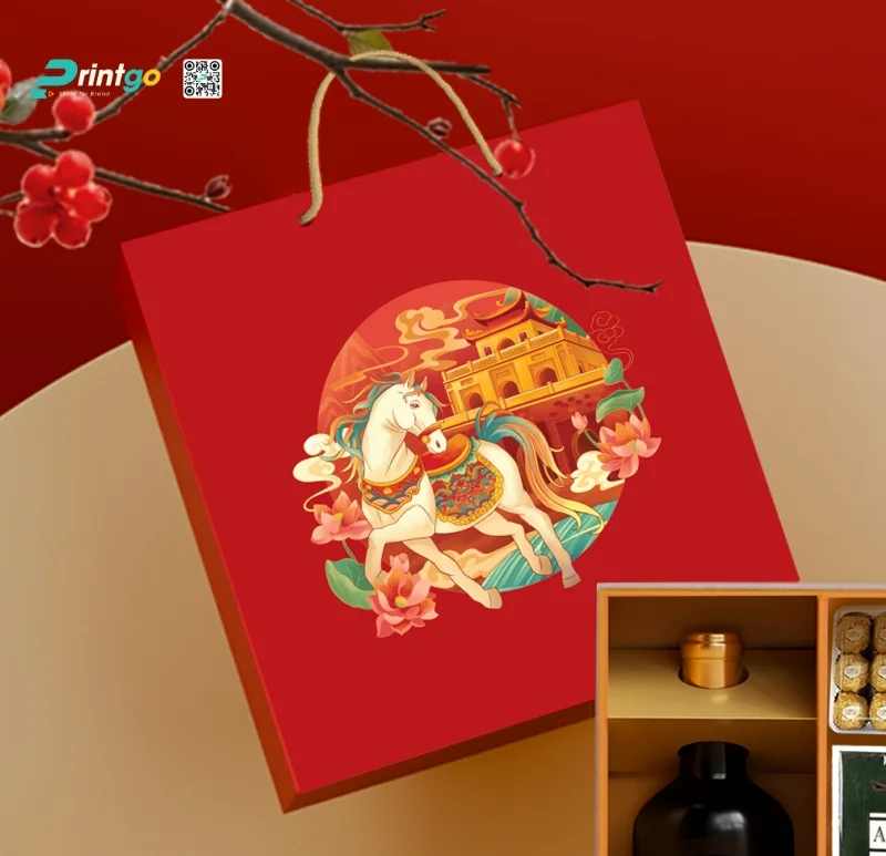 Top 40+ mẫu túi giấy đựng quà tết đẹp 2026
