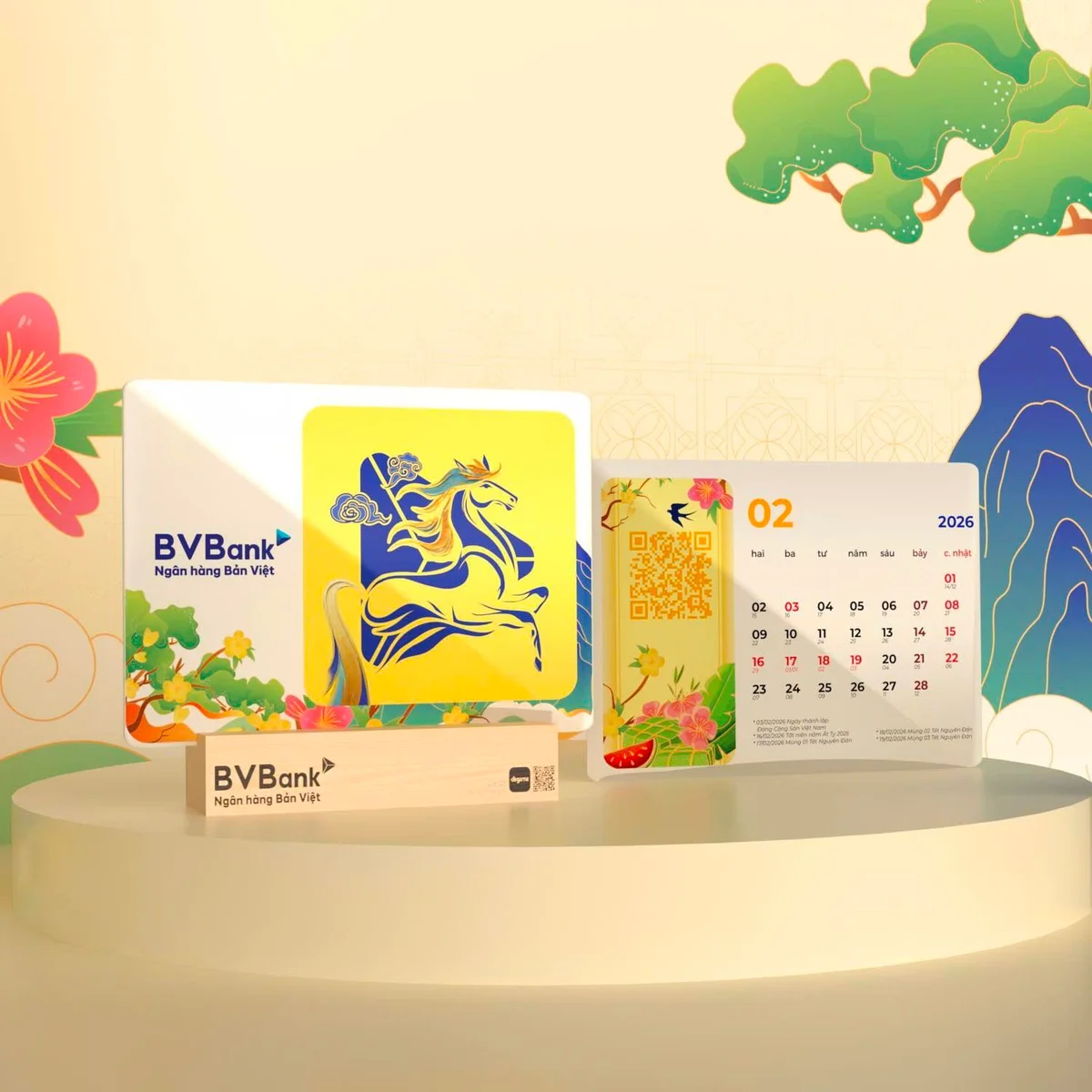 Bộ sưu tập lịch ngân hàng BV Bank 2026