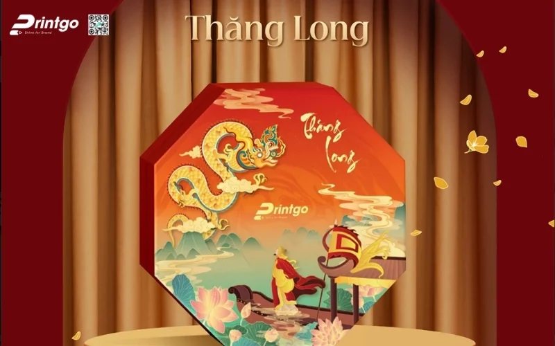 Hộp quà tết độc đáo hình lục giác, bát giác 