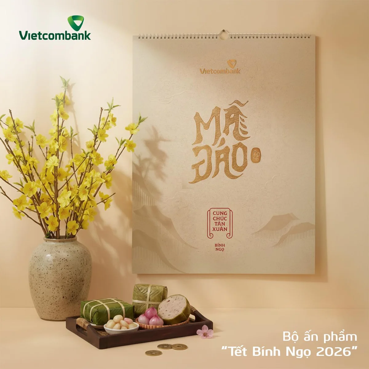 Bộ sưu tập lịch ngân hàng Vietcombank 2026