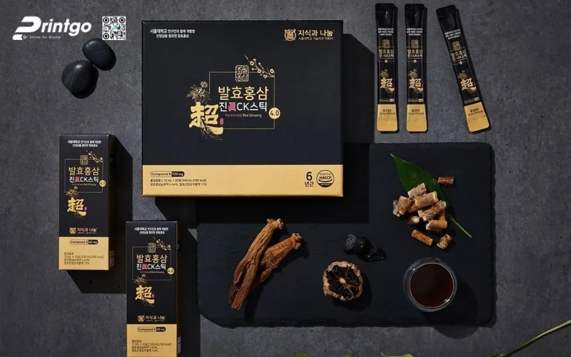 Kỹ thuật gia công và in ấn hộp quà tết nhân sâm