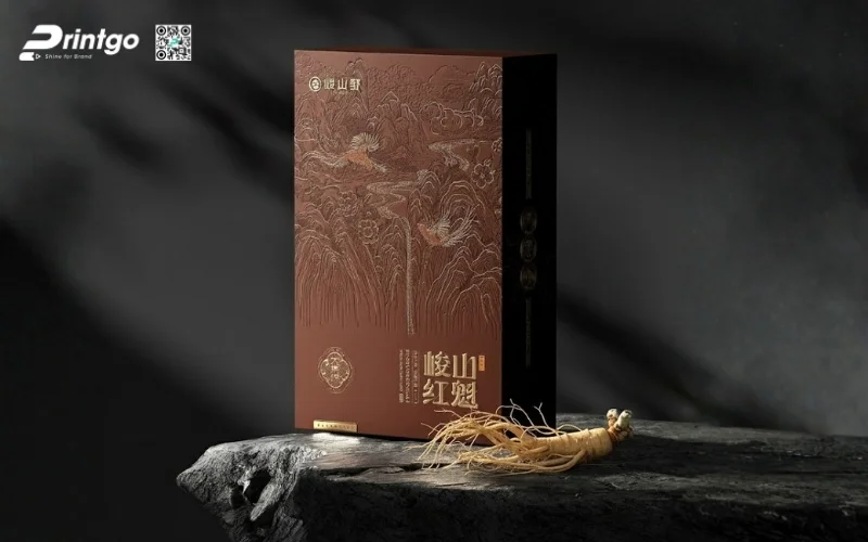 Mẫu hộp quà tết sâm Hàn Quốc nhập khẩu