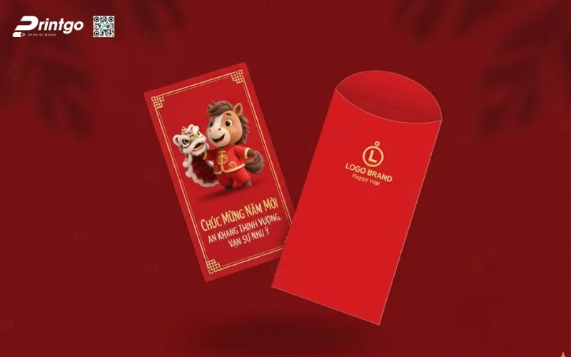 Mẫu bao lì xì con ngựa dễ thương dành cho gia đình