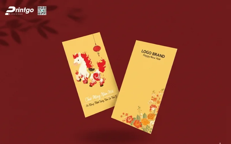 Mẫu bao lì xì con ngựa dễ thương dành cho gia đình