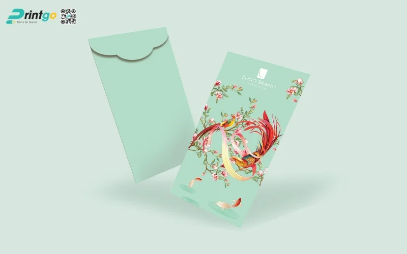 Mẫu bao lì xì con ngựa truyền thống, hoạ tiết Á Đông