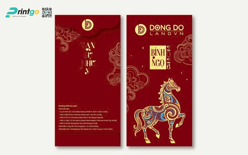 Mẫu bao lì xì ngân hàng có linh vật con ngựa Mẫu bao lì xì ngân hàng có linh vật con ngựa