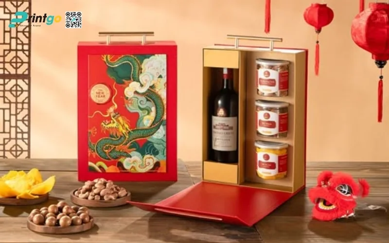 Một số mẫu hộp quà tết 4 món