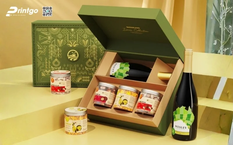 Một số mẫu hộp quà tết 4 món