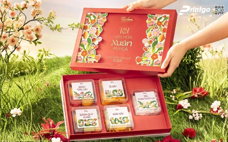 Một số mẫu hộp quà tết 5 món