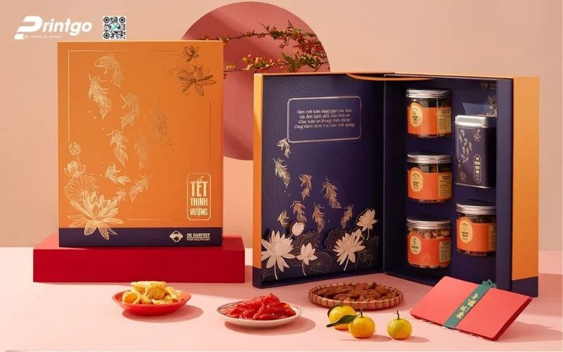 Một số mẫu hộp quà tết 5 món