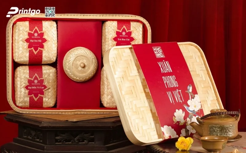 Một số mẫu hộp quà tết 5 món