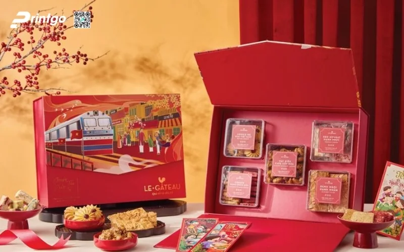 Một số mẫu hộp quà tết 5 món