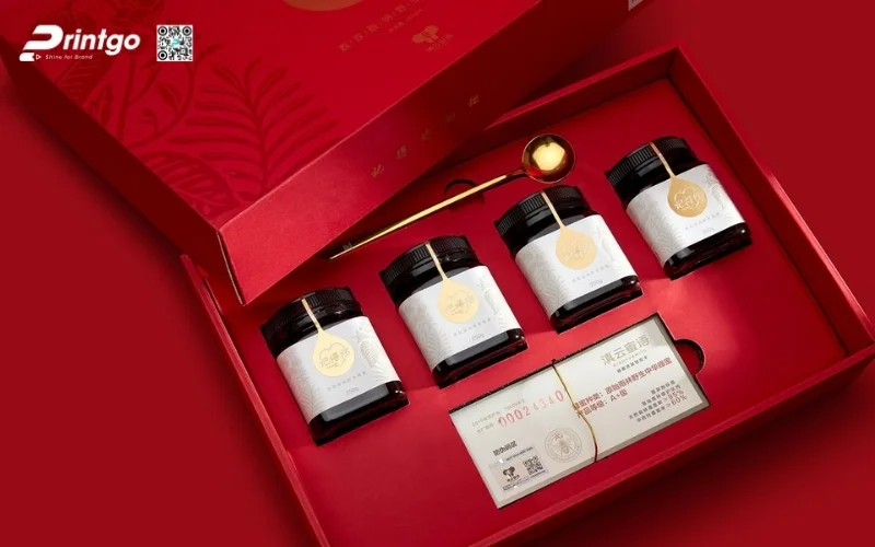 Mẫu hộp quà tết 6 món quy cách âm dương