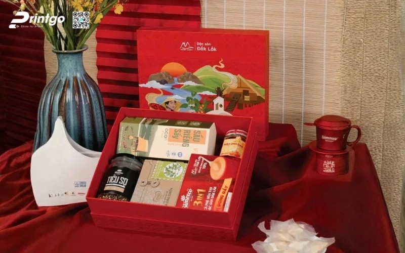 Mẫu hộp quà tết 6 món quy cách âm dương