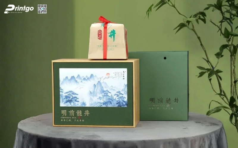 Mẫu hộp quà tết bằng gỗ âm dương phổ biến
