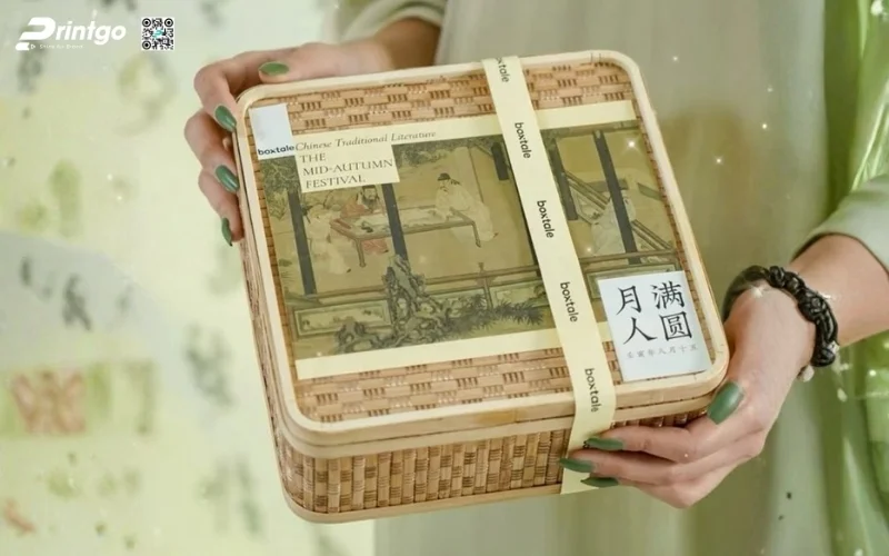 Mẫu hộp quà tết bằng gỗ âm dương phổ biến