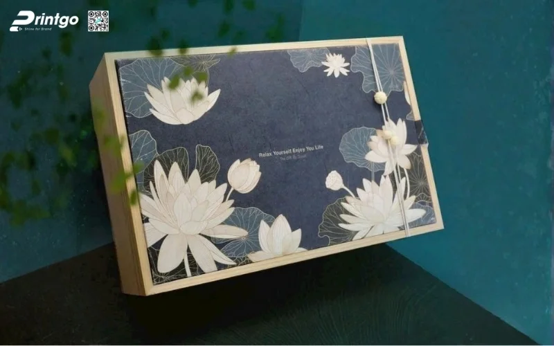 Mẫu hộp quà tết bằng gỗ âm dương phổ biến