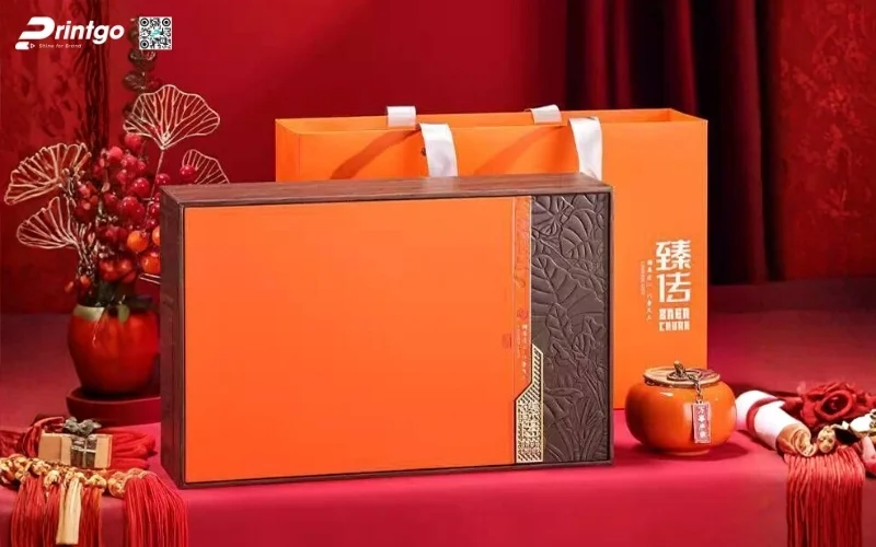 Mẫu hộp quà tết bằng gỗ âm dương phổ biến