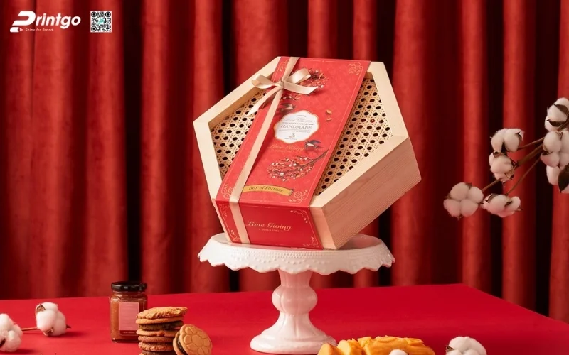 Mẫu hộp quà tết bằng gỗ âm dương phổ biến