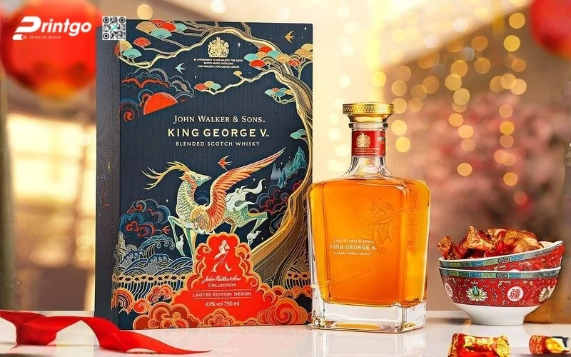 Hộp quà tết luxury thiết kế linh vật con ngựa