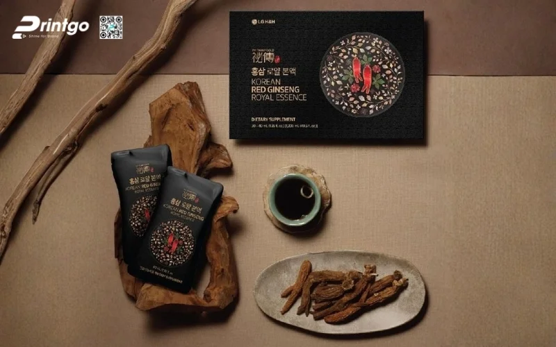 Mẫu hộp quà tết sâm Hàn Quốc nhập khẩu