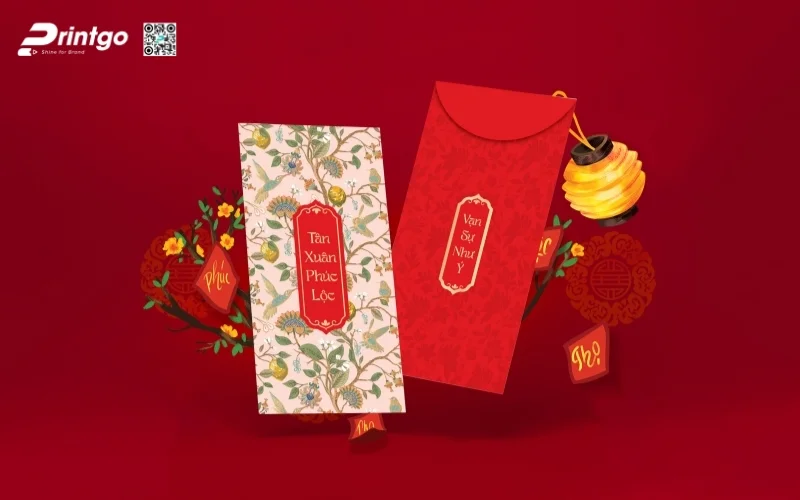Mẫu bao lì xì ngân hàng có hoạ tiết tết truyền thống 2026 Mẫu bao lì xì ngân hàng có hoạ tiết tết truyền thống 2026